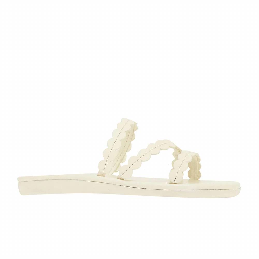 NEW ANCIENT GREEK SANDALS women's oceanis strap sandal in off white - Picture 2 of 4